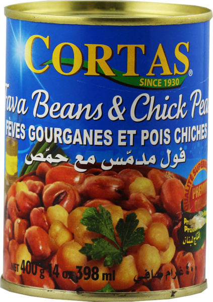 Cortas Fava Beans and Chick Peas